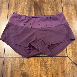 Purple Oiselle Max Roga Shorts 4